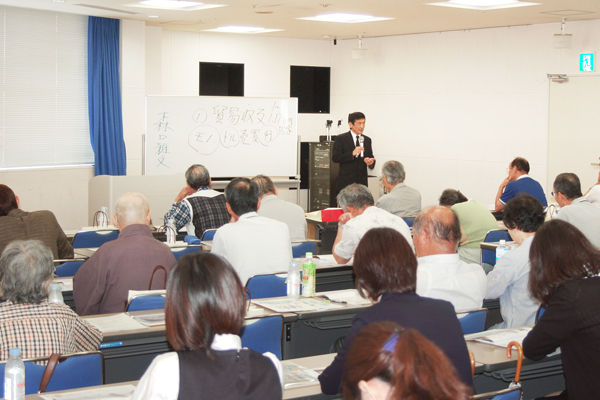 百十四銀行が開催する年３回のセミナーは、県内だけでなく岡山など県外でも開かれ盛況だ。