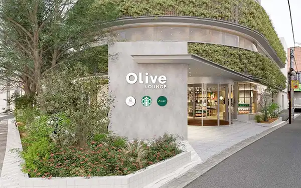 「スターバックス」やコワーキングスペースが併設された三井住友銀のオリーブラウンジ下高井戸店