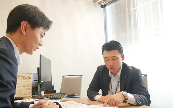 阿波銀は野村証券の人材育成制度「インストラクター制度」を導入して人材育成を強化する（6月26日、徳島コンサルティングプラザ）