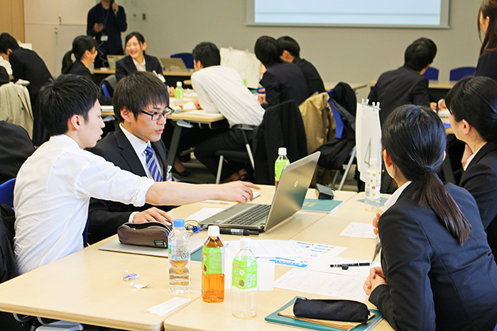 (三井住友海上火災保険が実施した理 系学生向けインターンシップ、2月22日)