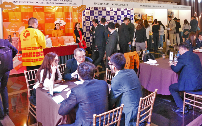 千葉銀行の商談会にはモンゴル企業から200人以上が来場した(6月5日、ウランバートル市内)