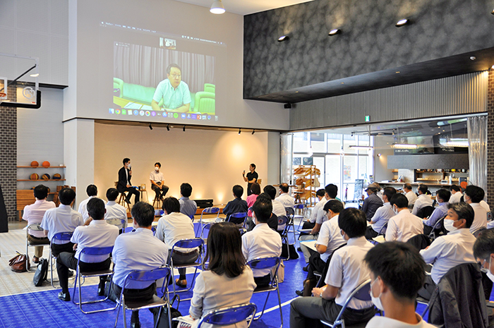 滋賀銀行と関西みらい銀行が行員を派遣する「しがハブ」。官民で社会課題の解決につながるビジネス創出を目指す(9月9日、大津市)