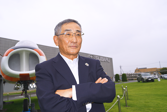 群馬への恩返しを込めて地元企業に人材支援する近藤氏(9月23日、群馬県太田市)