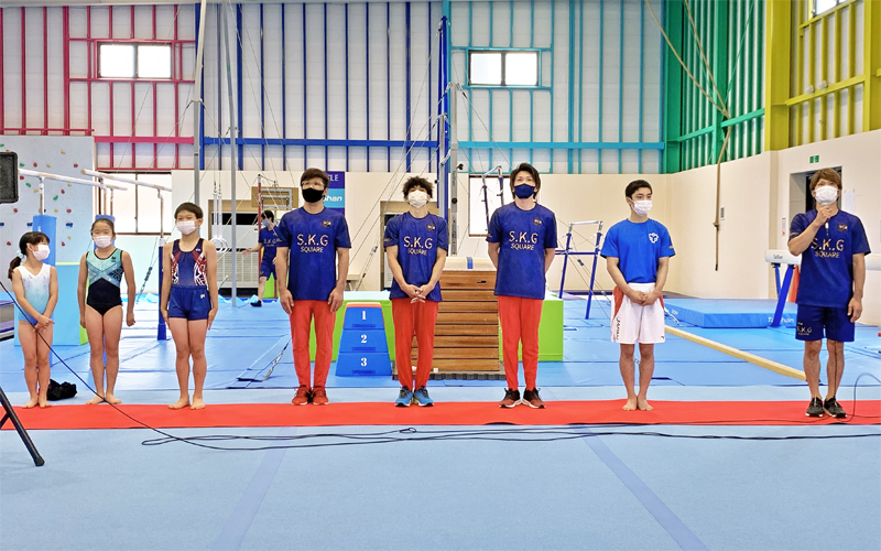 千葉銀行が支援した体操教室「SKGスクエア」オープニングセレモニー（８月１日）