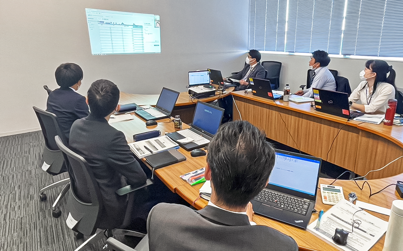 百五銀行は行内複業型研修でDX人材を育成する(2022年10月19日、百五銀行本部、百五銀行提供)