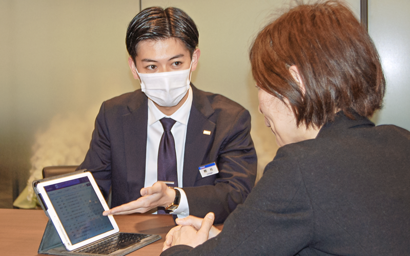 全員コンサル体制で預かり資産への取り組みを強化する（３月17日）