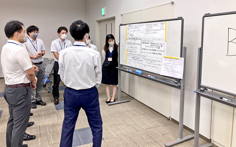 コロナが5類になり、リアルの集合研修も再開し始めた(7月21日、JA共済幕張研修センター)