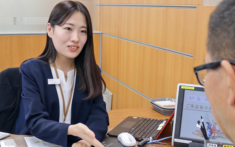 三菱UFJ信託銀行町田支店では顧客の「総資産」把握に努め、ニーズに応じた提案を心がける（９月26日）