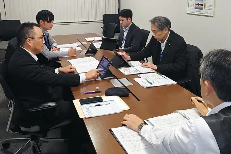 SDGs宣言策定支援の行員研修(12月11日、つくば本部、筑波銀行提供)