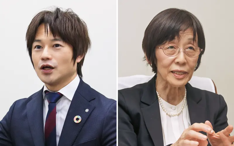 (左から)山形県西川町・菅野 大志町長、北海道総合研究調査会(HIT)・五十嵐 智嘉子理事長