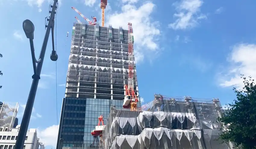 東京都内では大型の都市開発が活発だ