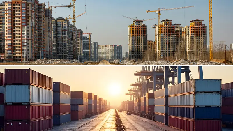 中国の不動産不況長期化に加え、米トランプ関税の影響も尾を引く。海外発の不確実性が日本経済の外部環境を左右する