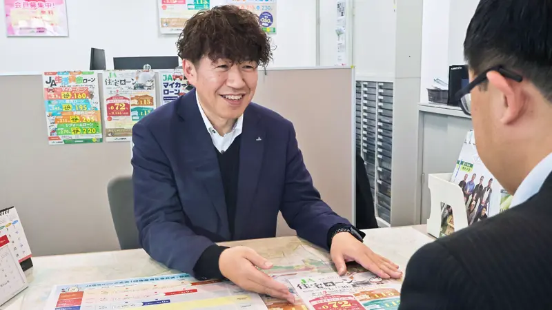 JA愛知西金融部稲沢ローンセンターの早川伸二所長（2025年12月26日、稲沢市）