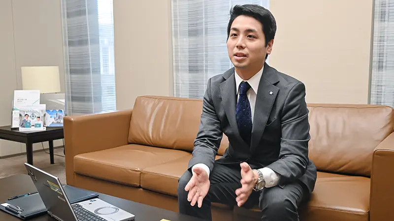 池袋支店でウェルスコンサルタントを務める財務相談課の担当者(7月21日、三井住友信託銀行本店)